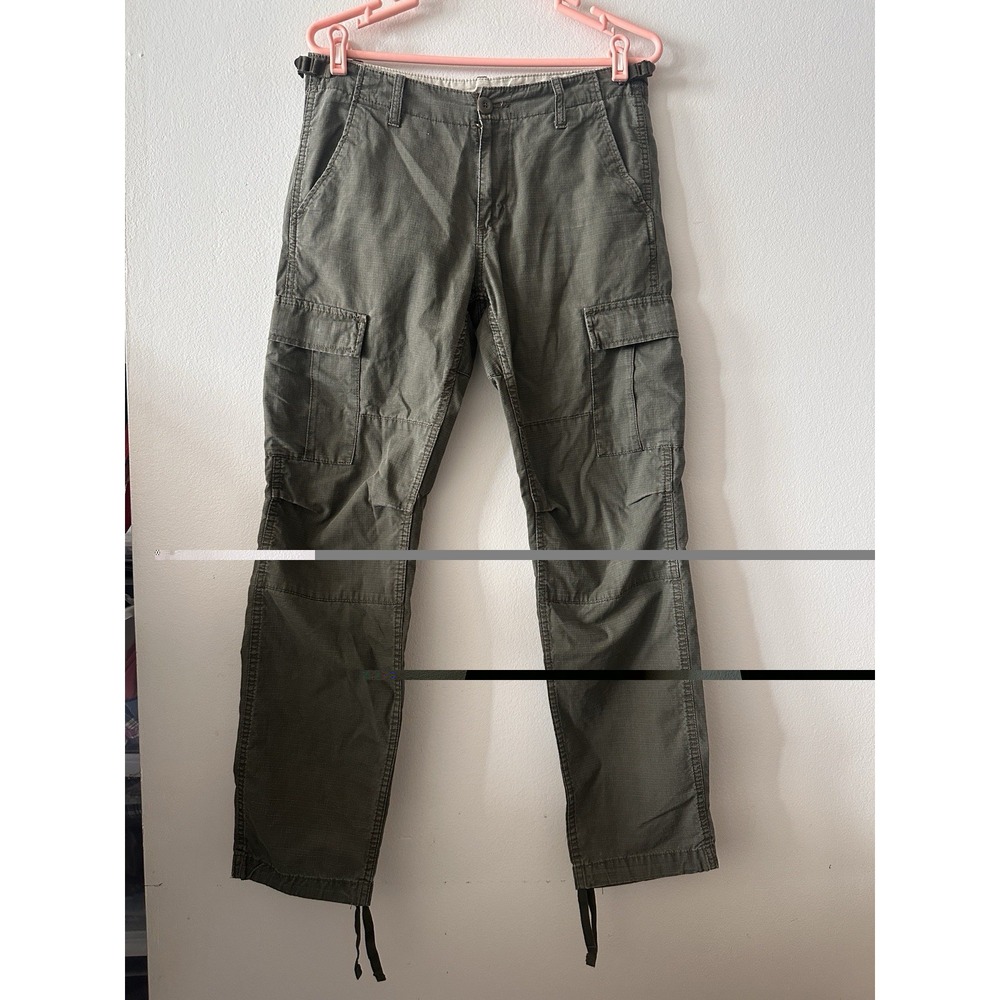 Carhartt Work in Progress Aviation Men's Cargo Pant Size 30x32 Olive Green